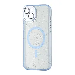 Чохол Splatter with MagSafe Protected Camera iPhone 15 Plus Light Blue