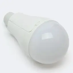 Лампа світлодіодна з акумулятором E27 New Emergency lamp 2x18650, смарт-лампочка — аварійна лампа - мініатюра 5