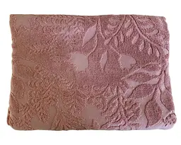 Простирадло махрове жакардове Parisa Home Premium 200х220 щільність 470 г/м2 рожеве - мініатюра 2