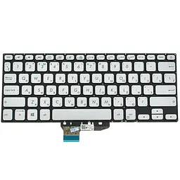 Клавіатура для ноутбука ASUS (X430 series) rus сріблястий без кадру підсвічування клавіш