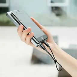 Кабель Baseus Nimble Portable USB to Lightning 0.23m Black (CALMBJ-B01) [86088] - мініатюра 4