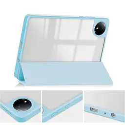 Чохол-книжка BeCover Soft Edge TPU з кріпленням для стілусу для Xiaomi Redmi Pad SE 8.7" Light Blue (712569) - мініатюра 3