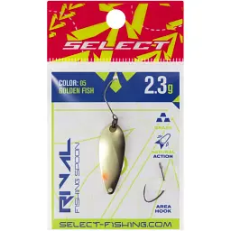 Блешня Select Rival 2.3g 30mm #05 Golden Fish - мініатюра 2