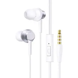 Провідні вакуумні навушники Baseus Encok HZ11 Wired Earphones, 3.5mm, 1.2m, (A00164200213-Z1) white