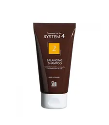 Шампунь №2 для сухого, фарбованого і пошкодженого волосся System 4 №2 Balancing Shampoo Sim Sensitive 75 мл