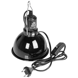 Світильник глибокий рефлекторний Terrario Biosphere Light 75W для локального обігріву тераріумів з керамічним патроном E27 - мініатюра 6