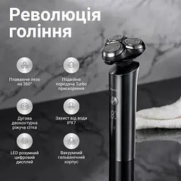 Електробритва Xiaomi Electric Shaver Black (F305-GY) - мініатюра 8