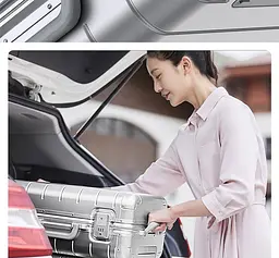 Валіза MiJia Metal Suitcase 2 BHR4012CN Silver - мініатюра 9