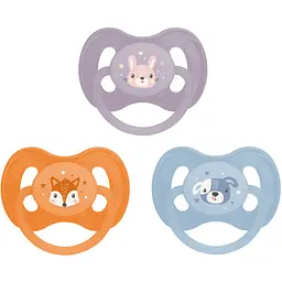 Пустушка латексна кругла Canpol babies Cute Animals 6-18 міс. в асортименті (22/594_new) - мініатюра 3