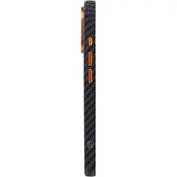 Чохол ArmorStandart LikeCarbon2 SE MagCase для Apple iPhone 17 Black Orange (ARM89160) [156297] - мініатюра 6