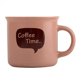 Чашка Elisey Coffee time 2 420 мл (9070-008b) коричневый      