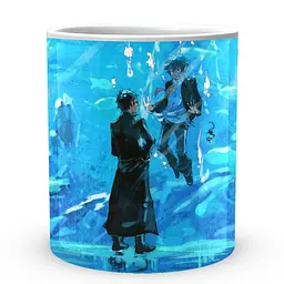 Кухоль GeekLand Blue Exorcist Синій Екзорцист BE 02.04 330 мл білий - мініатюра 2
