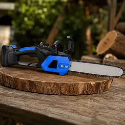 Акумуляторна ланцюгова пилка 12''+2 АКБ 21В Electric Saw / Електропила / Акумуляторна пилка 15000 мАг - мініатюра 4