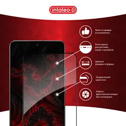 Скло захисне Intaleo Full Glue Xiaomi Poco X7 Pro Black (1283126607882) - мініатюра 3