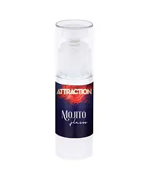 Їстівна масажна олія Mait Attraction Mojito Hot Kiss 50 мл - мініатюра 2