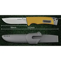 Нож туристический HX Outdoors Handao 3rd Generation Outdoor Knife Black (TD-17B) - мініатюра 5