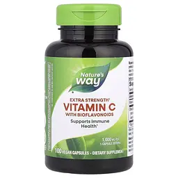 Вітамін С з цитрусовими біофлавоноїдами Nature's Way Vitamin C with Bioflavonoids Extra Strength, 100 капсул