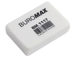 Ластик М білий 33*22*8 мм, BM.1117 Buromax (4823078944290)