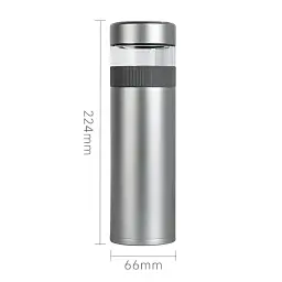 Заварювальний термос із титану Fun Home Funjia Titanium Smart Cup 520ml FJ-TA003 Grey - мініатюра 7