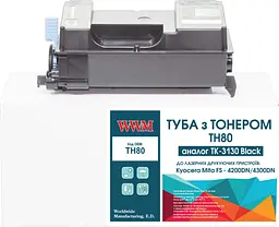 Туба з тонером WWM для KYOCERA FS-4200DN/4300DN аналог TK-3130 Black ( 25000 ст.) (TH80) з чипом