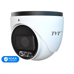IP-відеокамера 8Mp TVT TD-9585S4-C(D/AZ/PE/AW3) White f=2.8-12mm, ІЧ+LED-підсвічування, з мікрофоном (77-00415) - мініатюра 1