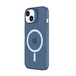 Захисний чохол Vokamo для iPhone 15 з магнітним кільцем блакитний - мініатюра 2