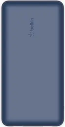 Акумулятор портативний літій-іонний Power Bank 20000мА·год 15Вт 2хUSB-A/USB-C блакитний Belkin teh0019292