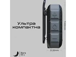 Портативна колонка HiFuture Pocket-S 5W Grey-Blue (pocket-s.greyblue) - мініатюра 3