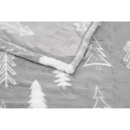 Плед Ardesto Flannel, 200х160 см, ялинки (ART0110PB) - мініатюра 3