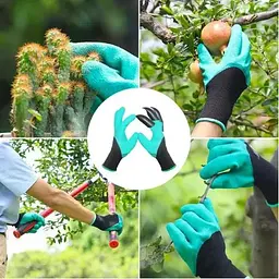 Рукавички садові Garden Genie з пазурами для роботи із землею та садово-городніх робіт - мініатюра 5