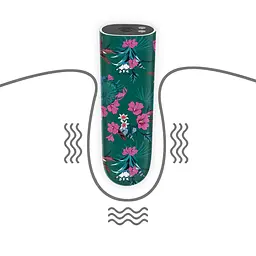 Вібратор для клітора Lovetoy Antheia Massager 8.5 см зелений - мініатюра 6