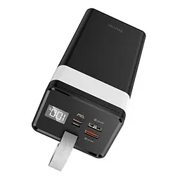Зовнішній акумулятор Hoco J86 40000mAh 6931474759214 із лампою чорний - мініатюра 2