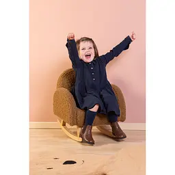 Крісло-гойдалка Childhome Teddy brown, коричневе (RCKTOB) - мініатюра 8