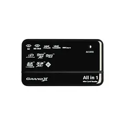 Картрідер зовнішній Grand-X Usb 2.0 All in 1 багатоформатний універсальний - мініатюра 2