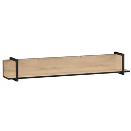 Полиця для книг та декору Moreli Forte F-0015 у стилі Loft 1358х220х220 мм Дуб Аппалачі