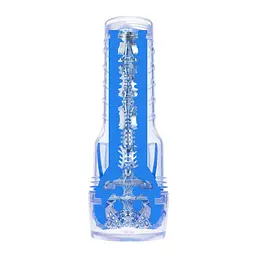 Мастурбатор Fleshlight Turbo Core Blue Ice, оральний секс (глибоке горло) - мініатюра 5
