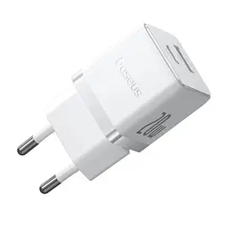 МЗП Baseus Palm Fast Charger 20W (1USB-A/1C) + кабель Type-C to Type-C (P10111608) Moon White - мініатюра 4