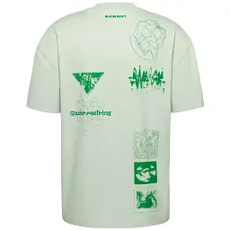 Футболка Mammut BaseRelaxed T-Shirt Glacier M silversage - мініатюра 2