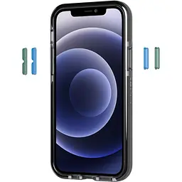 Оригінальний протиударний чохол Tech21 для iPhone 12 Mini / 13 Mini Evo Check Black T21-8880 - мініатюра 5