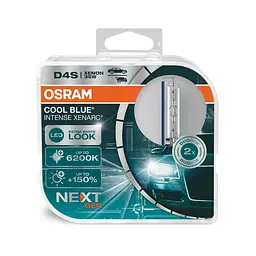 Комплект ксенонових ламп Osram D4S 35W P32D-5 Cool Blue Intense Next Gen +150% 1 лампа (66440CBN-HCB)