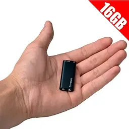 Найменший диктофон Savetek 200 (GS-R01s), 16 ГБ пам'яті, активація запису голосом, 190 годин запису (100537-2) - мініатюра 3