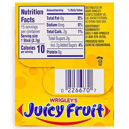 Жувальна гумка Wrigley Juicy Fruit Stick Pack 15 шт - мініатюра 3