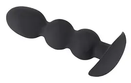 Анальна пробка Orion Black Velvets Heavy Beads 13.3 см (чорний) - мініатюра 5