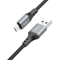 Кабель Hoco X92 USB to MicroUSB 3 м чорний