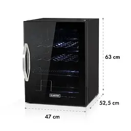 Холодильник для напоїв Klarstein Beersafe XL Onyx (10032871) - мініатюра 2
