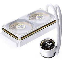 СВО Jonsbo TH-240 White (Intel LGA 1200/115X/17XX/1851; AMD AM4/AM5) (TH-240 White) - мініатюра 2