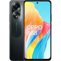 Смартфон OPPO A58 (CPH2577) 8/128Gb Glowing Black (чорний)