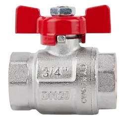 Кран кульовий Icma 3/4" прямий №349 (87349AE11) - мініатюра 3