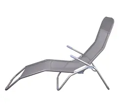 Шезлонг розкладний Levistella GP20022017 GRAY - мініатюра 4