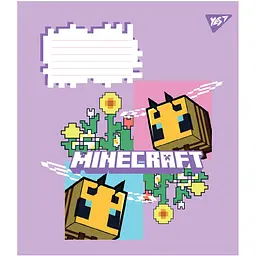 Набір зошитів Yes Minecraft Flowers A5 в клітинку 18 аркушів 25 шт. (767586) - мініатюра 3